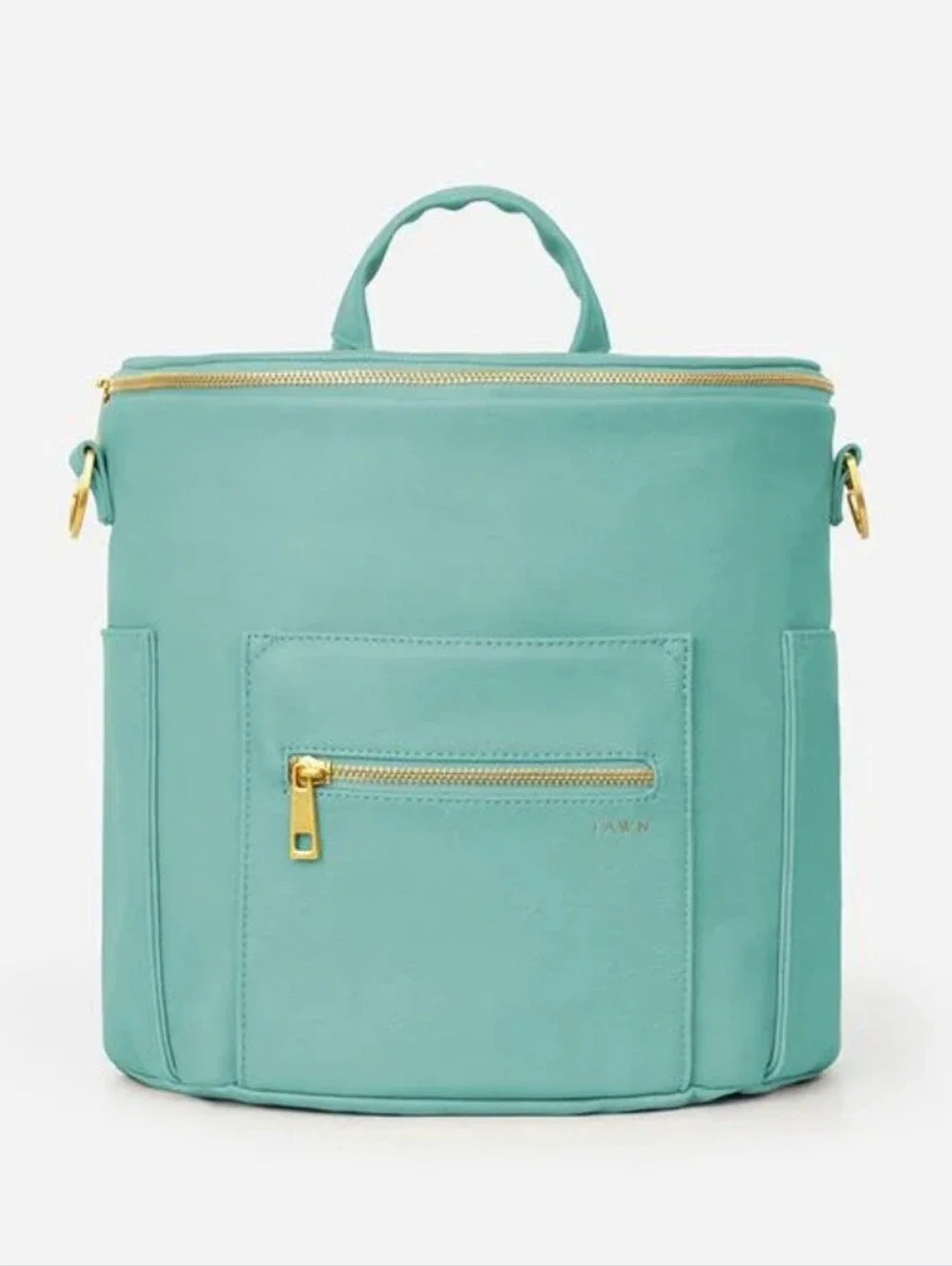 Fawn Design The Mini Backpack In Turquoise Blue  Vegan Leather